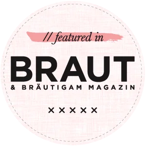 Featured in Braut Magazin